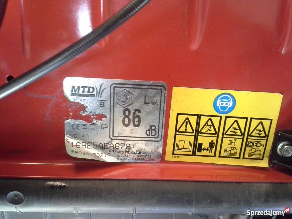 Wertykulator spalinowy MTD wypozyczalnia 70 doba Zduńska Wola sprzedam