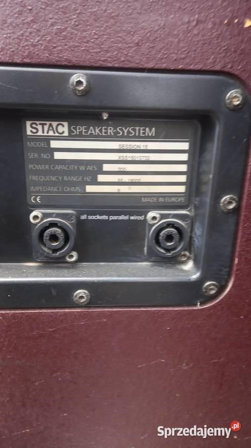 Sprzęt estradowy nagłaśniający sprzedam