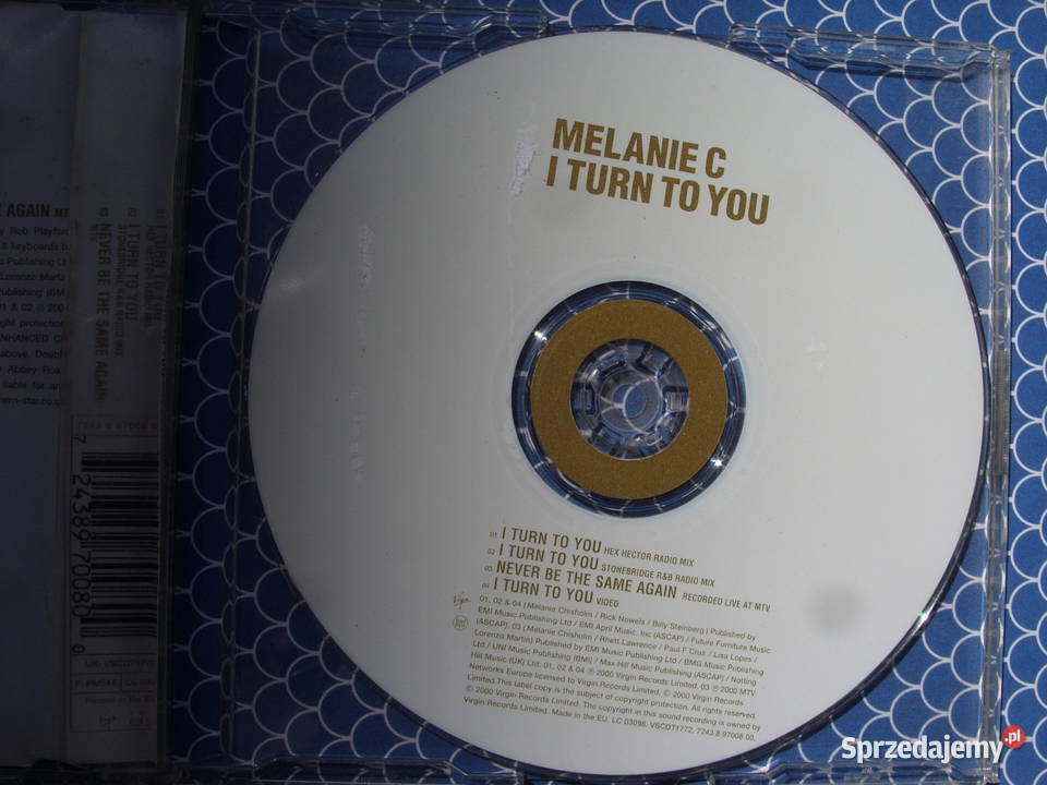 Singiel POP CD MELANIE C I TURN TO YOU pop dolnośląskie Wołów