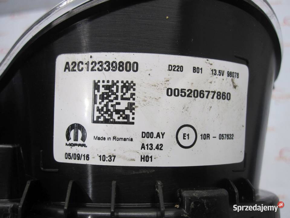 FIAT TIPO II 16r licznik zegary 00520677860 osobowe Liczniki i zegary Kielce