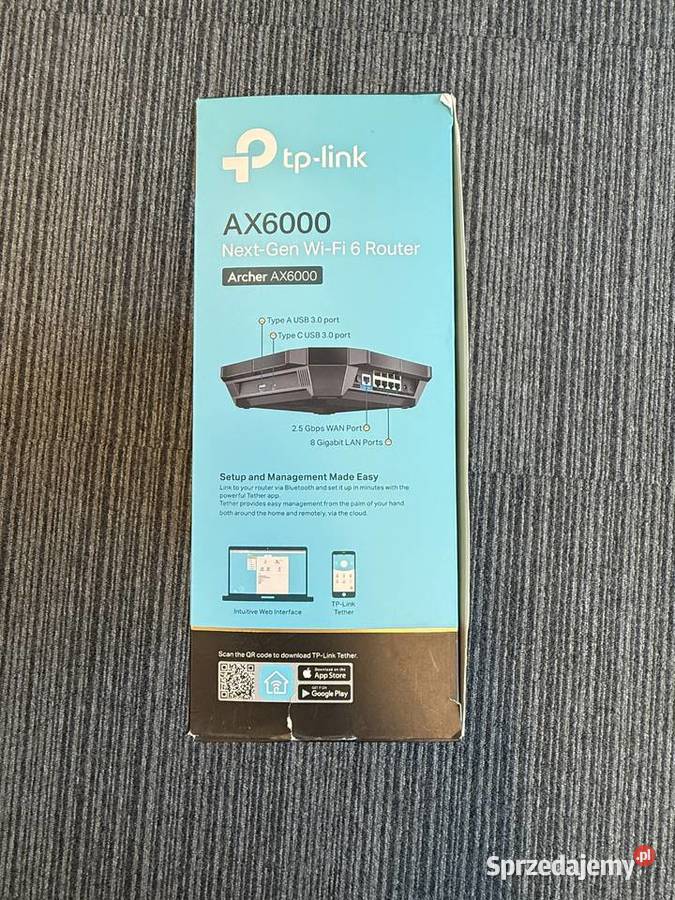 Router TPLink Archer AX6000 WiFi 6 stan Wrocław