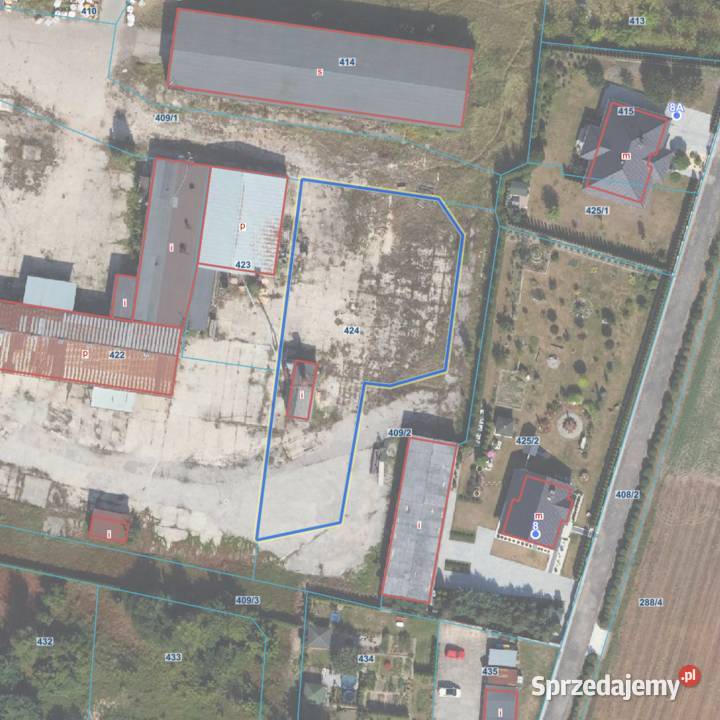 Zabudowane działki tworzące całość gospodarczą Łochocin