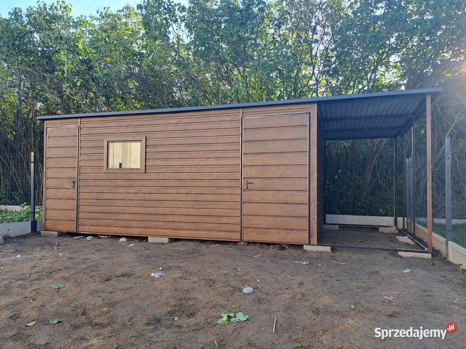 Garaż Blaszany ORZECH 2 Bramy Ładne Garaże Kartuzy