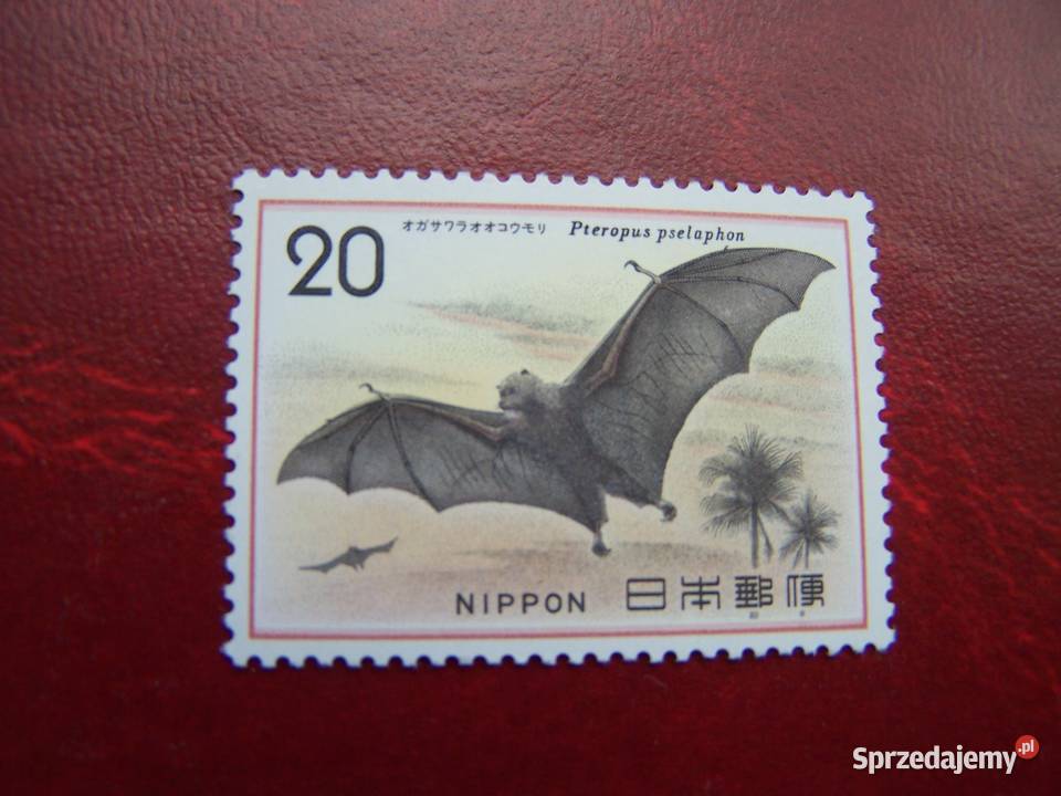 Japonia 1974 MNH Mi 1233 Fauna Nietoperz Tychy