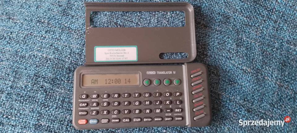 elektroniczny Vintage Retro tłumacz MBO Legnica