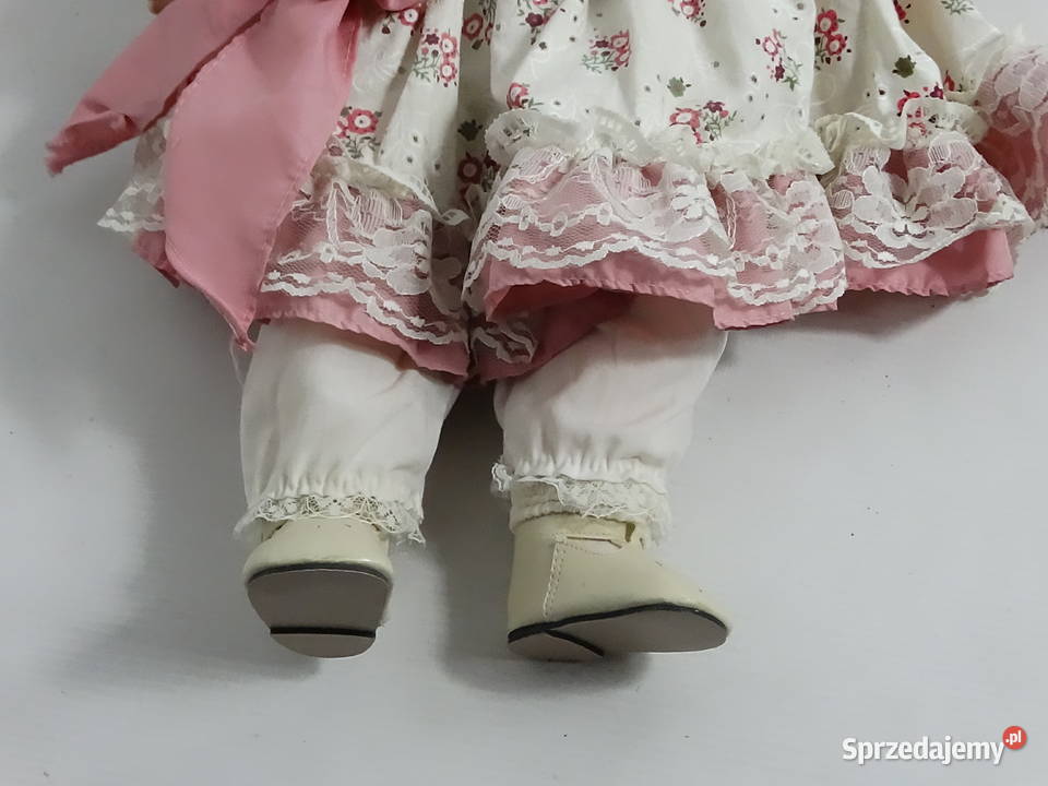 Piękna lalka porcelanowa retro 50 stylowa Biłgoraj