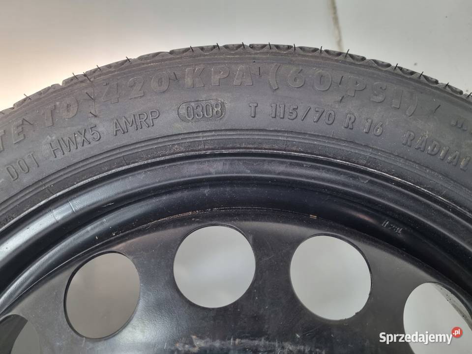 KOŁO ZAPASOWE DOJAZDOWE Opel Vectra C Astra H Chełm