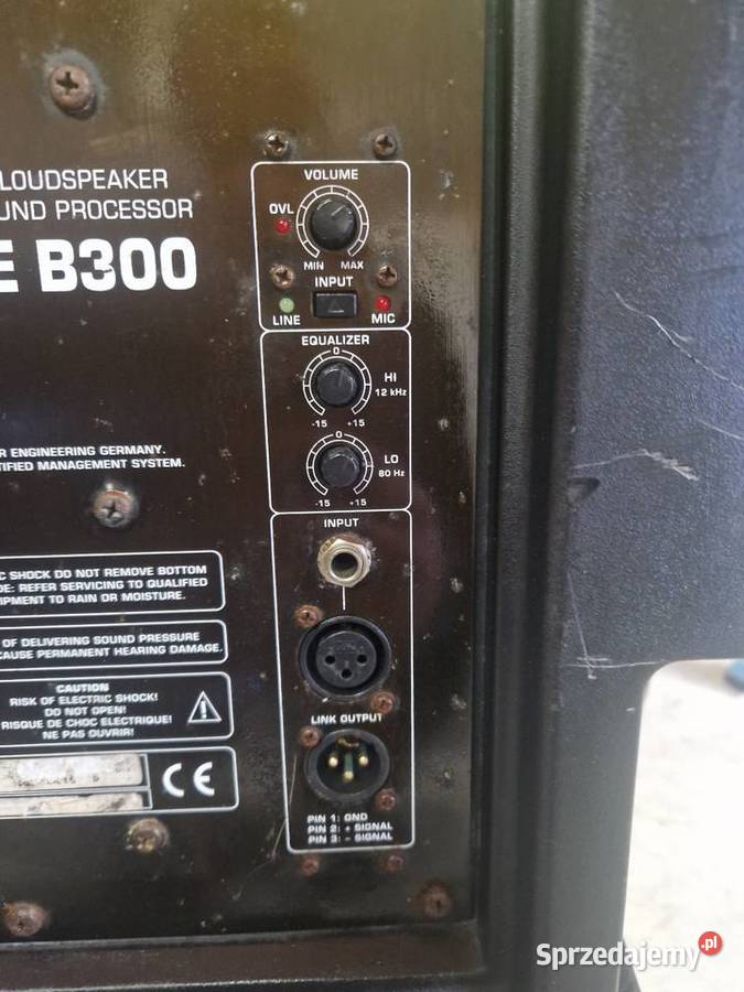 Kolummny aktywne Behringer B300 2 sztuki