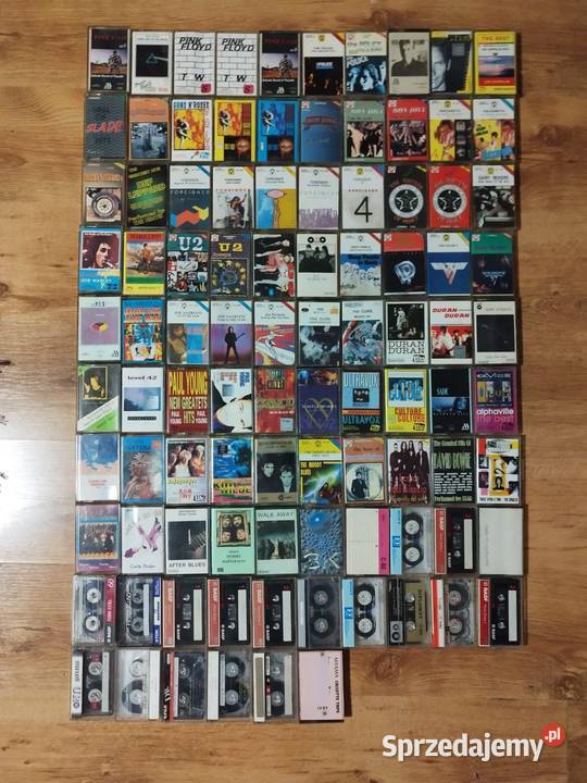 Zestaw kaset audio Pink Floyd U2 The Cure i inne Częstochowa