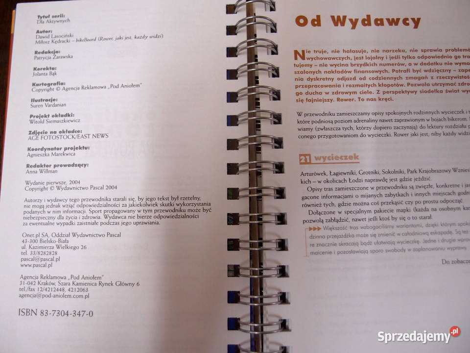 Przewodnik Rowerowy Łodzi Pascal sport Poradniki, albumy i reportaże