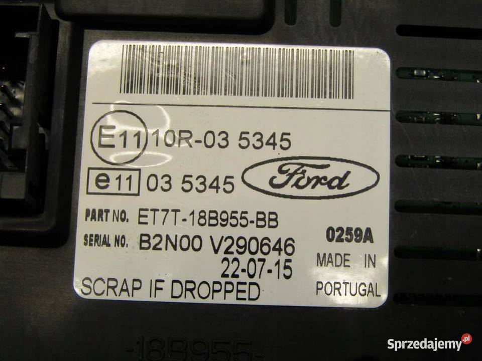 MONITOR EKRAN WYŚWIETLACZ RADIA FORD ECOSPORT