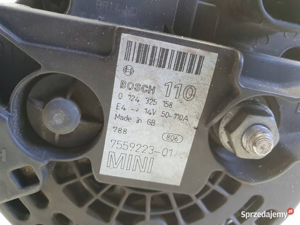 ALTERNATOR Mini One R50 R53 16 16V 110A bosch osobowe Chełm