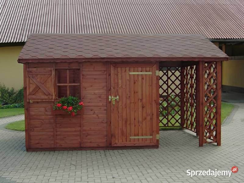 Drewutnia Mroczek 3x45m 2spadowy domek Parzymiechy