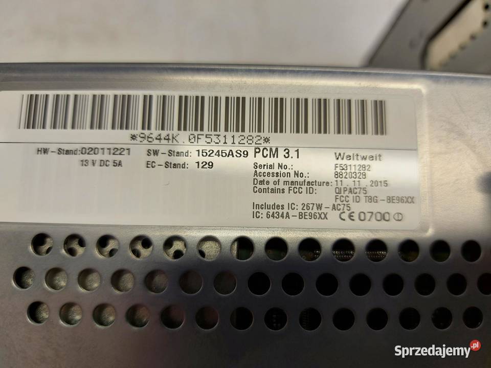 PORSCHE MACAN S 95B Ekran wyświetlacz radio osobowe