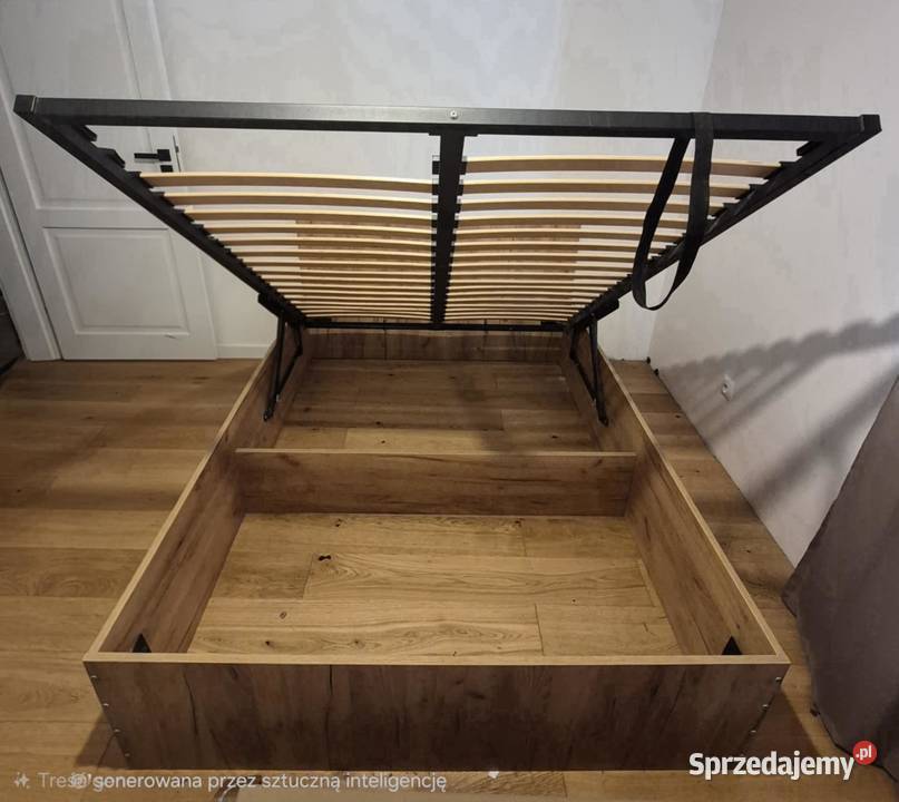 Łóżko 140x200 z pojemnikiem na pościel i Mielec sprzedam