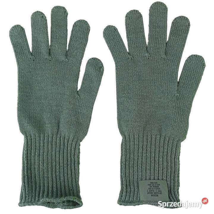 Rękawice wełniane Us Army inserts olive Wrocław
