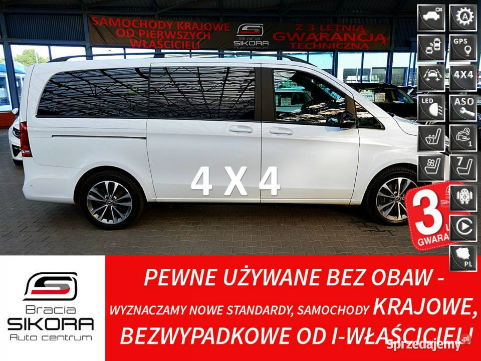 Mercedes V 300 DŁUGI 239 AIRMATIC 4Matic 7OS gniazdo USB Mysłowice