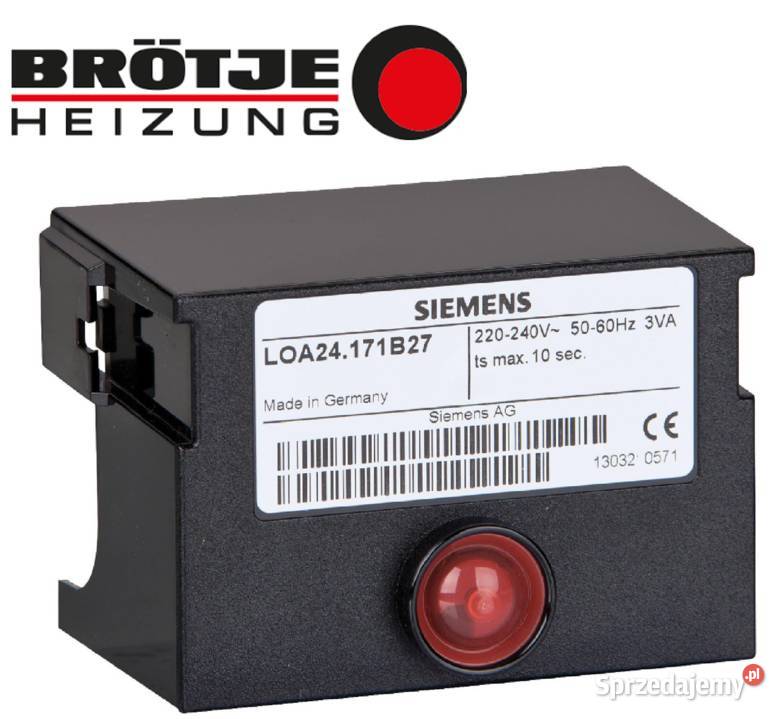 Siemens Steuergert LOA24171B27 Weishaupt Buderus Wrocław