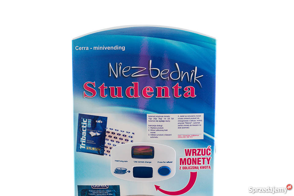 Mini Vending MAXI ZYSK AUTOMAT VENDINGOWY 9 Białystok sprzedam