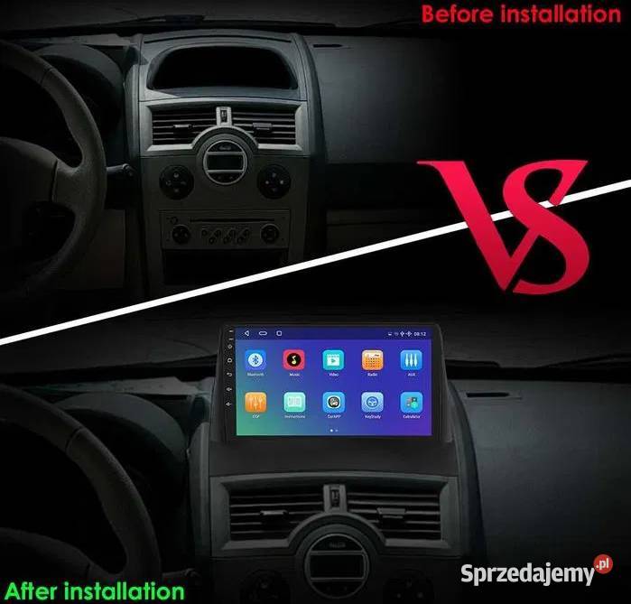 Radio Android 12 Renault Megane 2 20022009 wifi Ożarowice