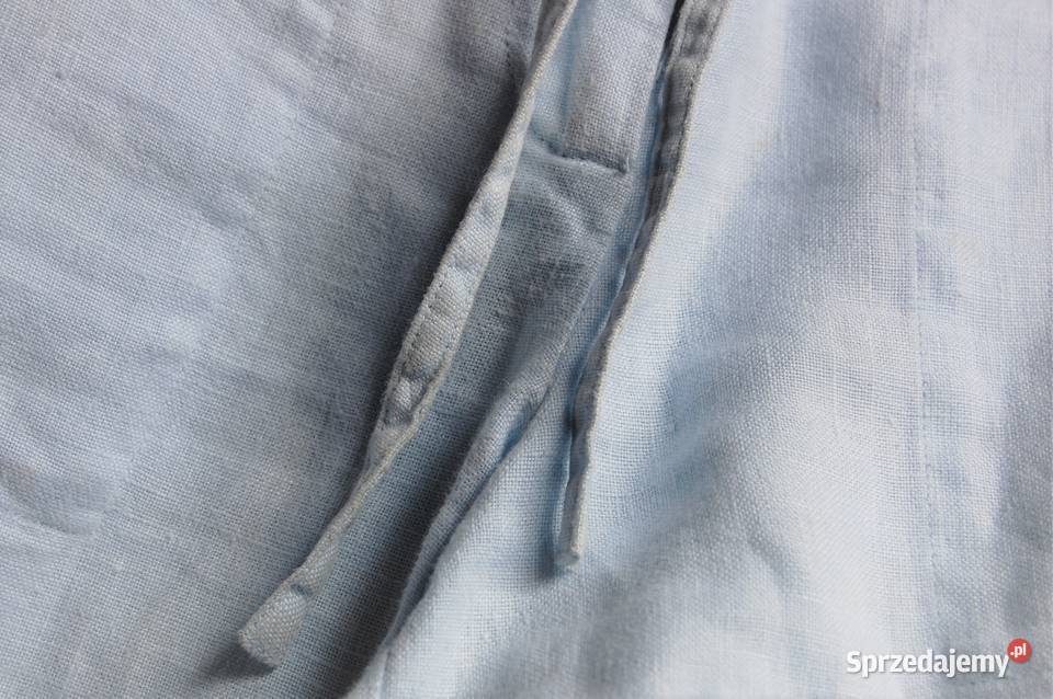 Spodnie rybaczki 34 HM 34 XS len lniane Lublin sprzedam