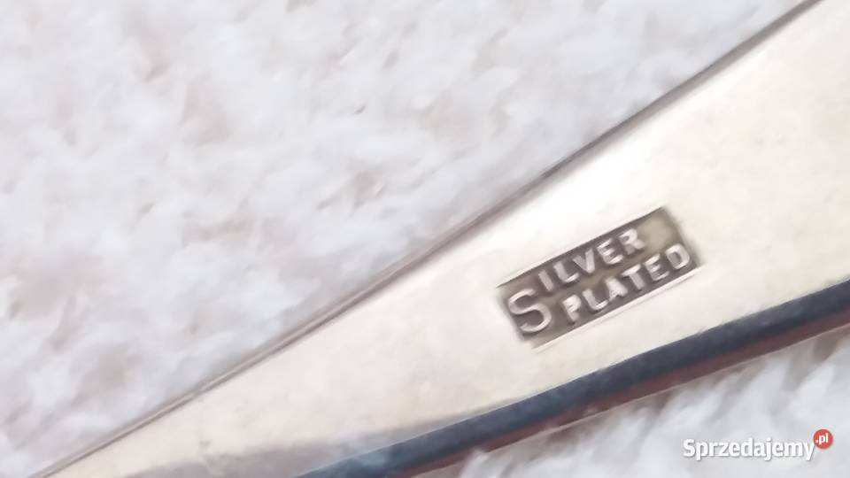 Stare Przedwojenne Sygnowane Sztućce mazowieckie Płońsk