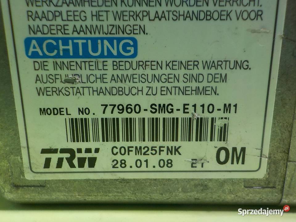 HONDA CIVIC VIII UFO 08r HB 5D modul sensor Suków
