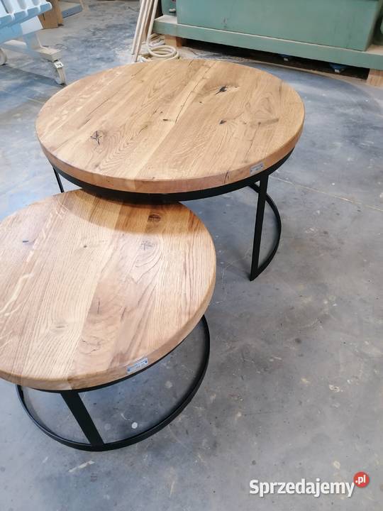 Stolik kawowy okrągły Meble Starogard Gdański