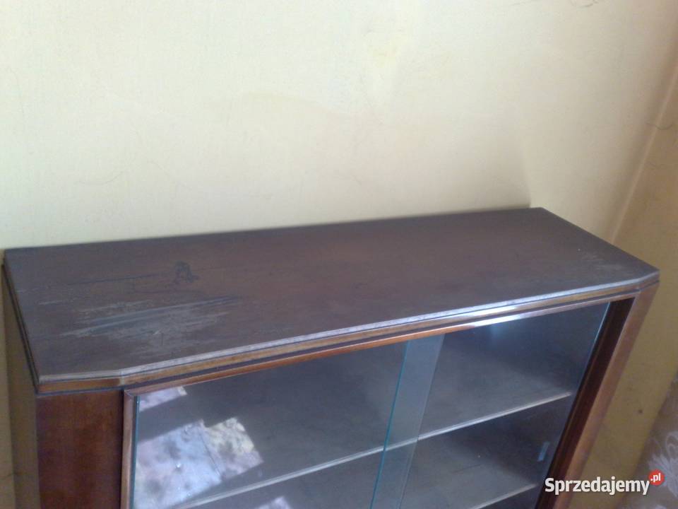 Kredens z okresu PRL stan 125x40x155 Kredensy i witryny śląskie Zawiercie