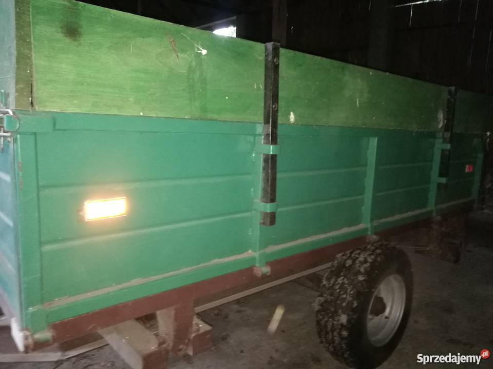 Przyczepa jednoosiowa wywrotka zarejestrowana podlaskie Mielnik
