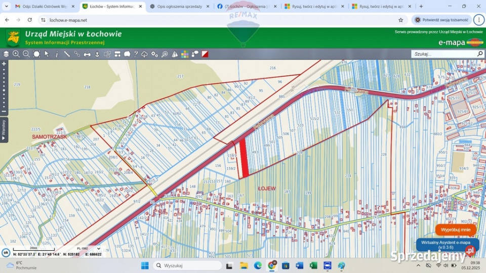 DZIAŁKI ROLNE NA SPRZEDAŻ Ostrówek