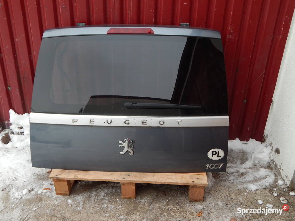 Peugeot 1007 0409 KLAPA BAGAŻNIKA TYLNA SZYBA Części samochodowe mazowieckie Warszawa sprzedam