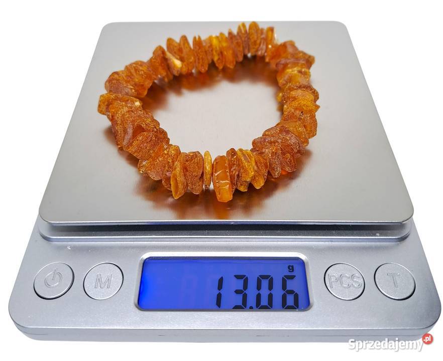 Bransoletka BURSZTYN bałtycki sieczka surowa mazowieckie