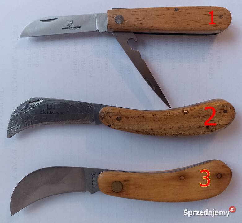 Nóż scyzoryk ogrodniczy sierpak Nierdzewne sprzedam