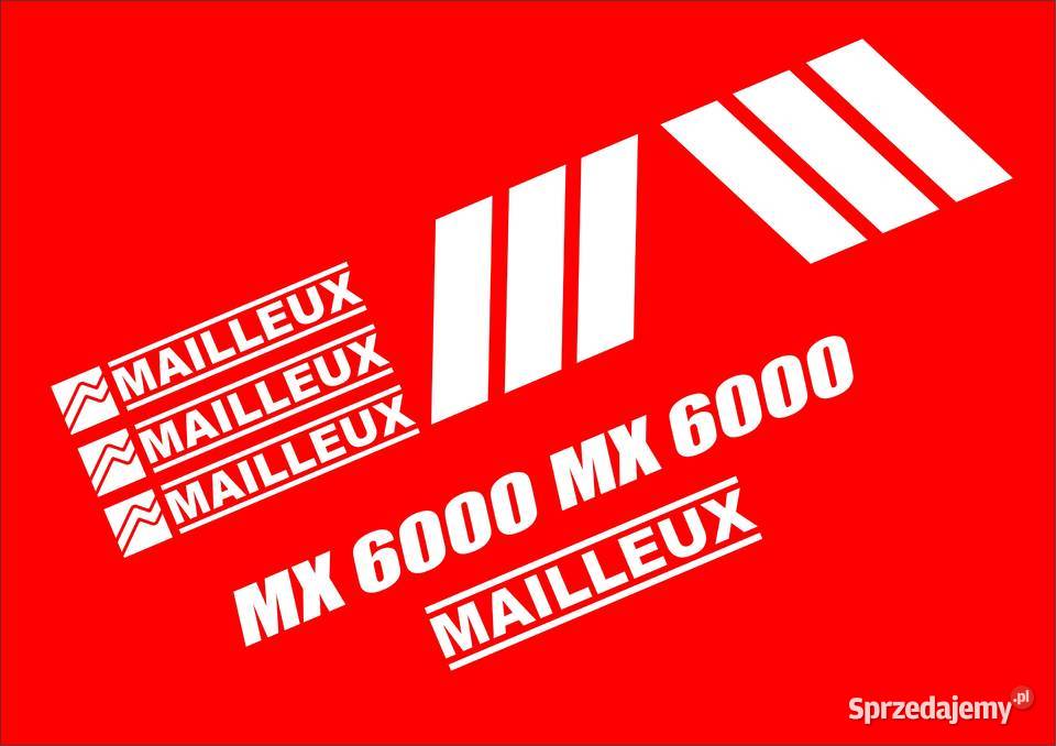 Naklejki Mailleux mx 6000 zamiennik Bydgoszcz