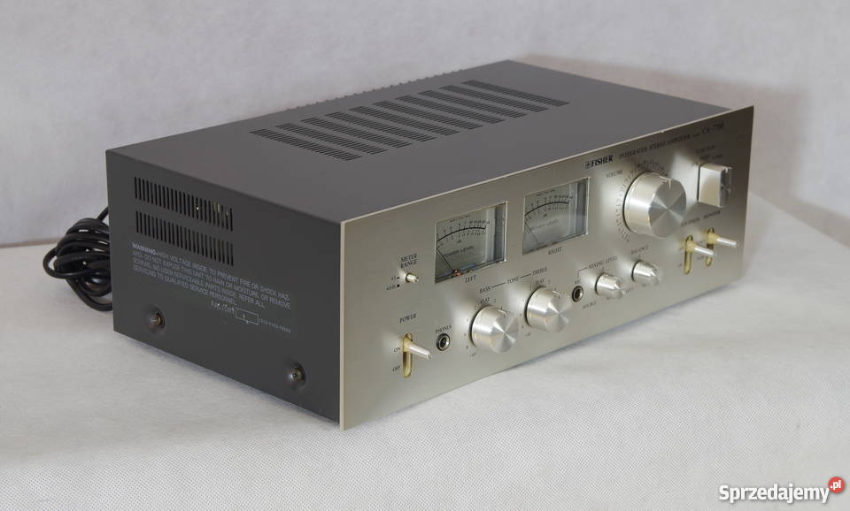 Fisher CA7700 wzmacniacz vintage na wychyłach Szczodre