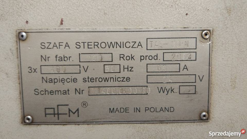 Tokarki CNC AFM TAE 30N śląskie Rybarzowice