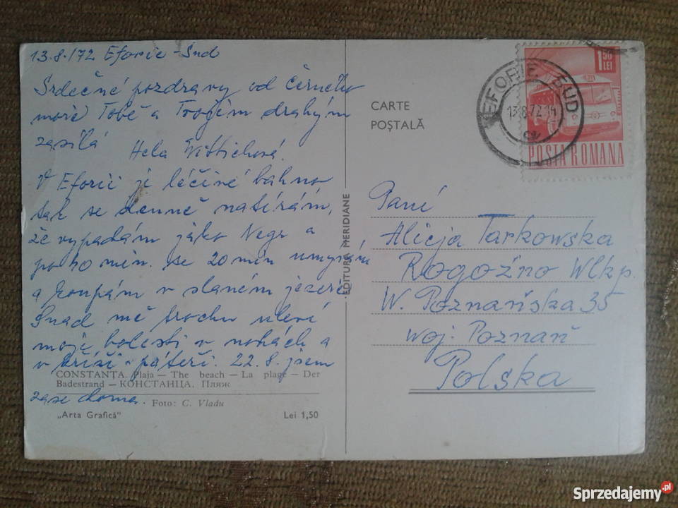 KONSTANCA PLAŻA I MOLO MORZEM CZARNYM Piszczac