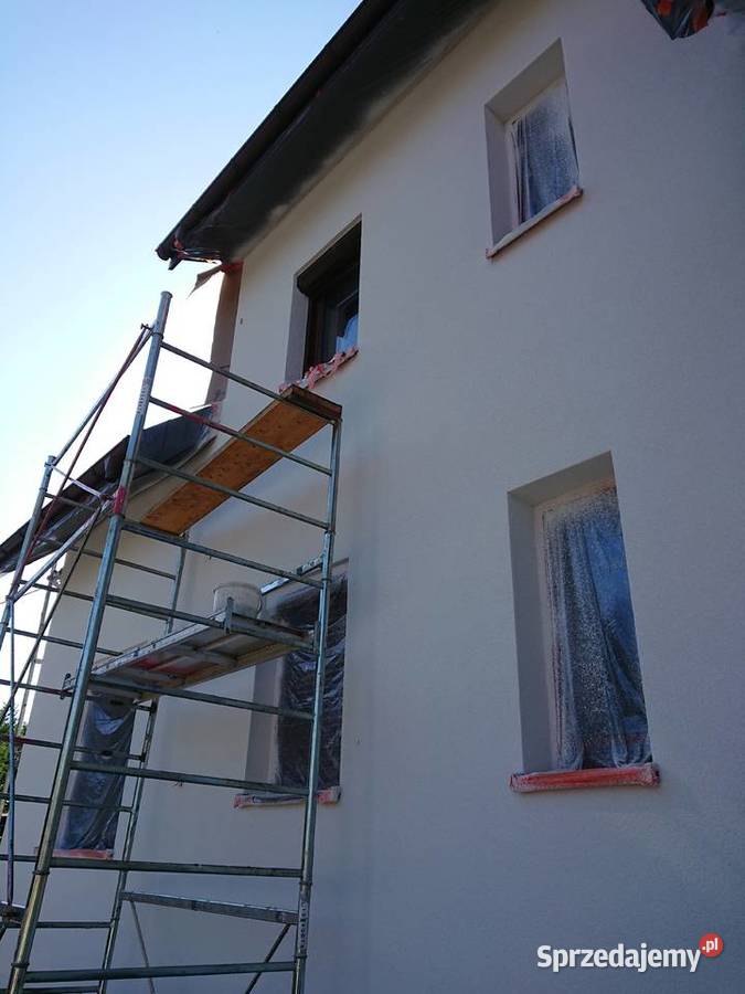 Malowanie elewacji Docieplenie wełną skalną małopolskie Klucze