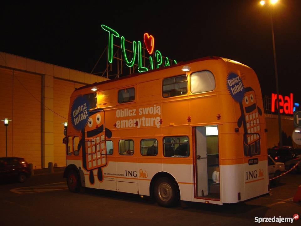 Zabytkowy piętrowy autobus promocyjny BRISTOL 7000cm3