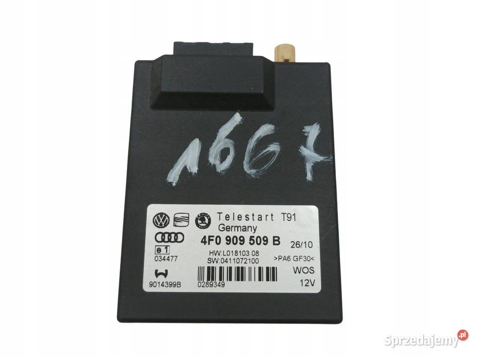 MODUŁ WEBASTO 4F0909509B Audi A6 III 20042011 C6 świętokrzyskie