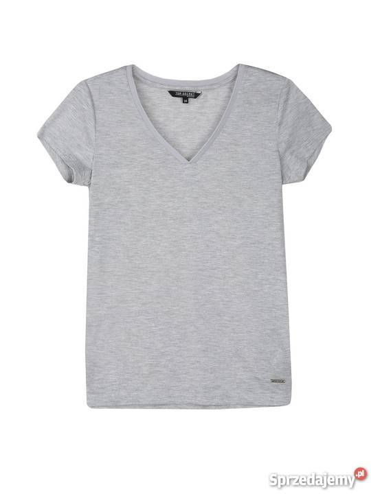 Szary tshirt Top Secret Bluzki i koszule Olkusz sprzedam