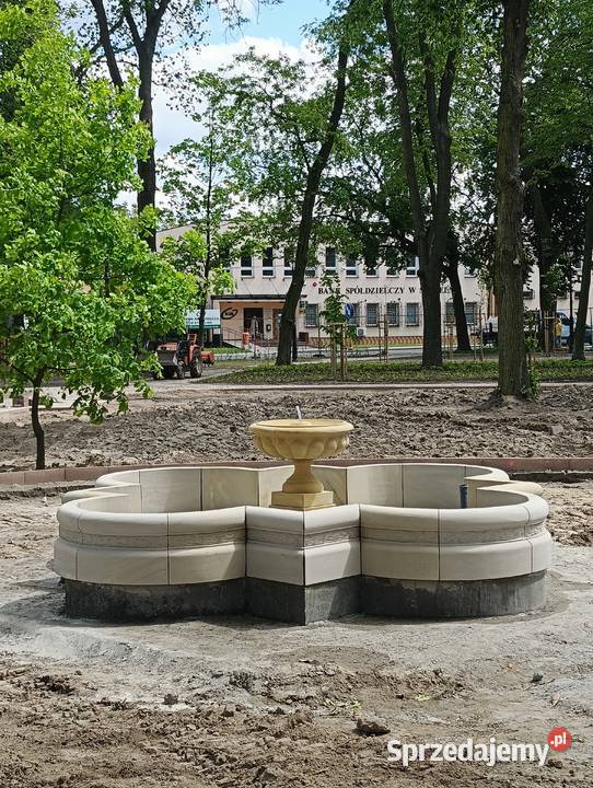 Fontanna z kamienia naturalnego piaskowiec Kamienna Góra sprzedam