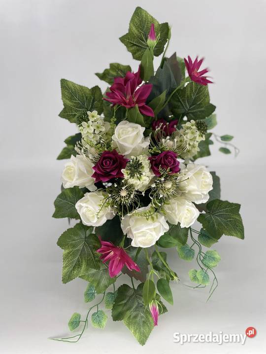 Zestaw dwóch wyjątkowych wiązanek w odcieniach Latosówka