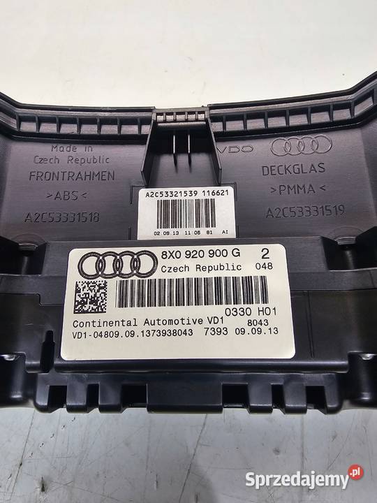LICZNIK ZEGARY AUDI A1 8X 16 TDI 8X0920900G Przystajń sprzedam