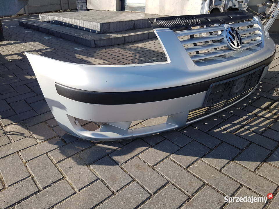 VW SHARAN MK1 LIFT 2002 ZDERZAK PRZOD SREBRNY Turek
