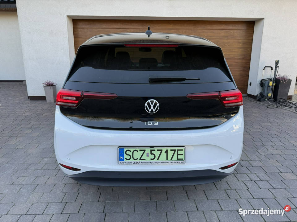 Volkswagen ID3 model21r 58kWh 204 Pro czujnik martwego pola Konradów