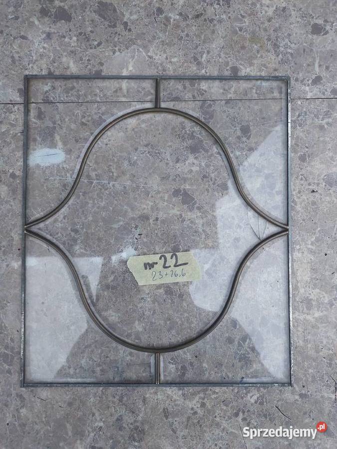 22 Witraż frontu starego zegara fazowane szkło pomorskie Tczew