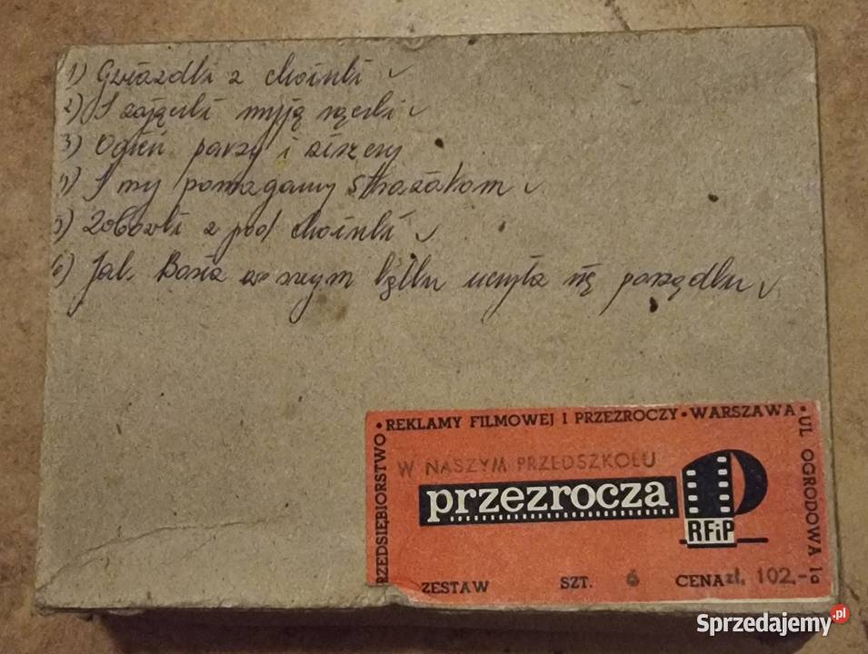 Przeźrocza slajdy 4 x Zestawy 12 Slajdów Rzeszów