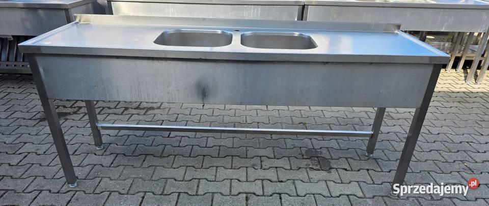 Zlew 2 Komorowy Z Blatem Roboczym 2006085 M1039 Biznes i Przemysł wielkopolskie Nowe Skalmierzyce